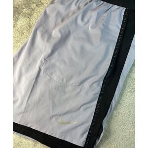Nike Running Division Shorts Mens Lightweight Purple‎ Black Lined